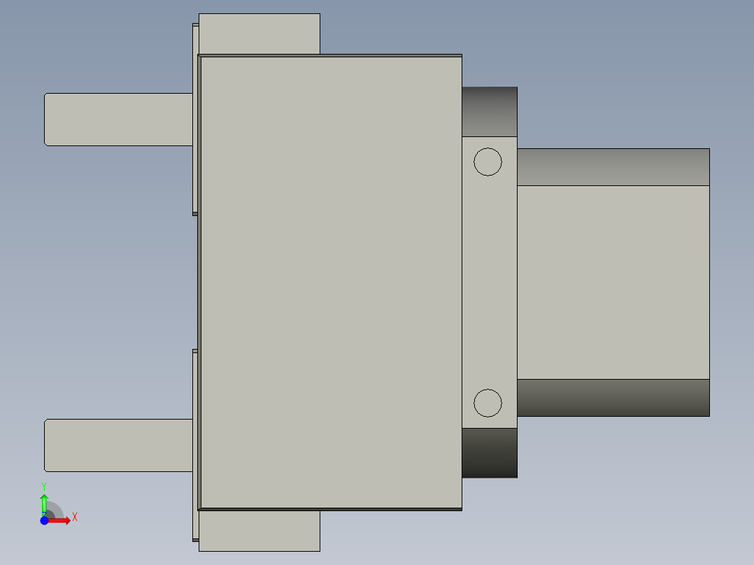 普通气爪PH01K-60C前视图