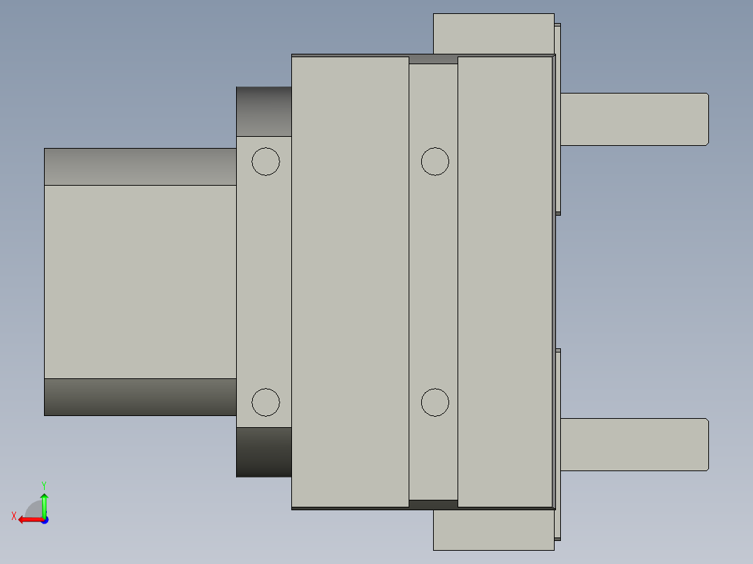普通气爪PH01K-60C后视图