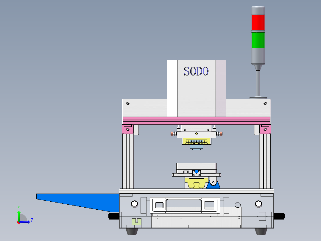 脉冲焊接机前视图
