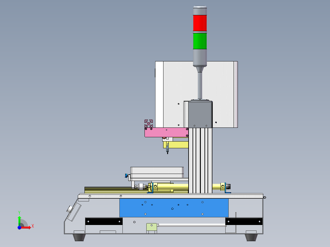 脉冲焊接机右视图