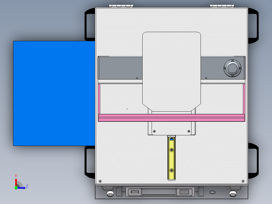 脉冲焊接机俯视图