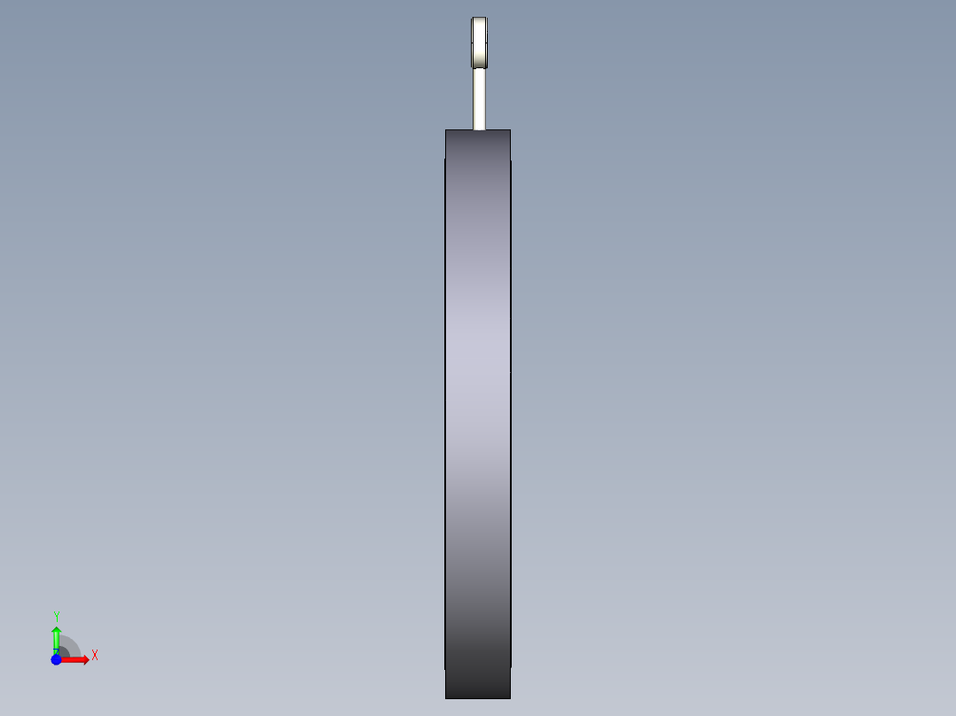 1CROV 在PVC／EPDM对夹式止回阀前视图