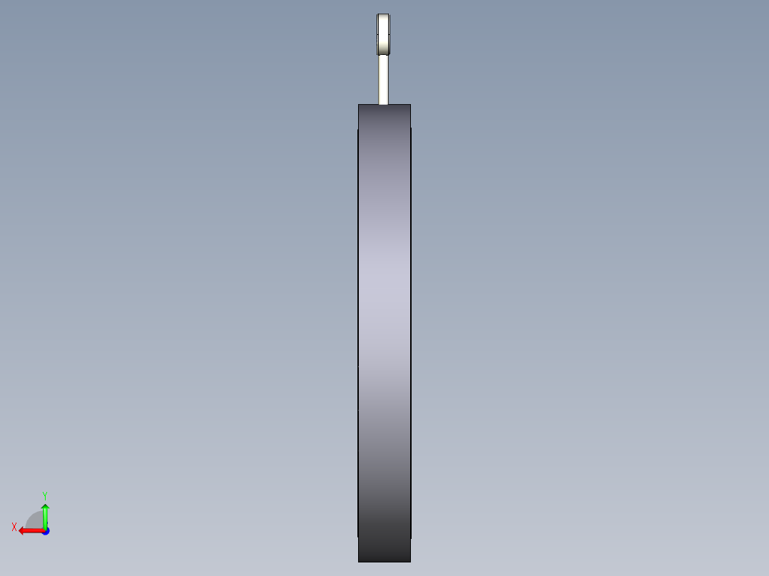 1CROV 在PVC／EPDM对夹式止回阀后视图