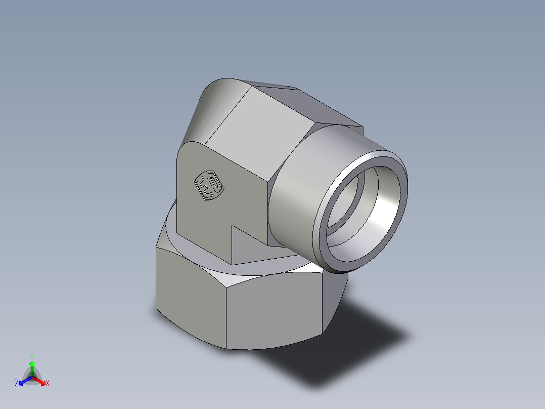 卡套式工业通用硬管接头EO_Swivel_nut_elbow_EW25SOMD71
