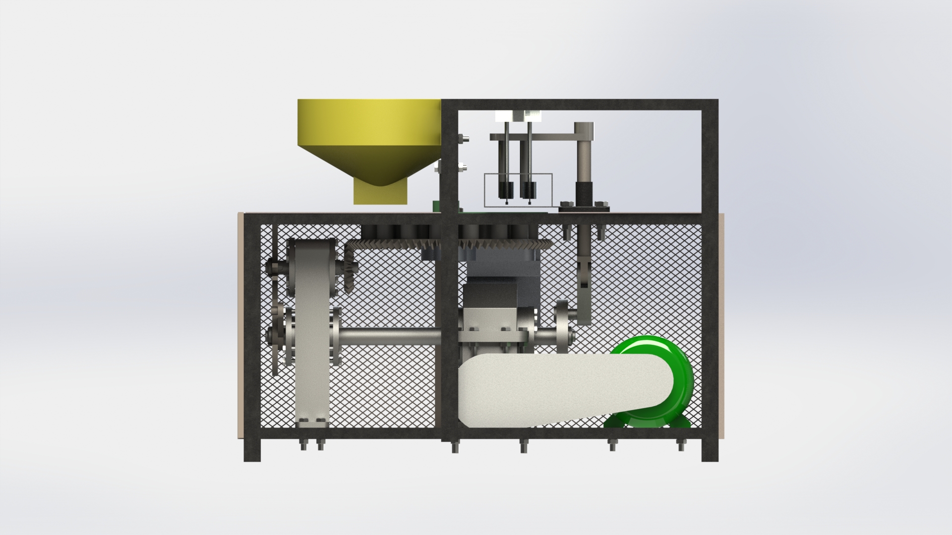 红枣去核机3d图纸+说明+仿真 SW非标设计 全自动红枣去核机3d模型