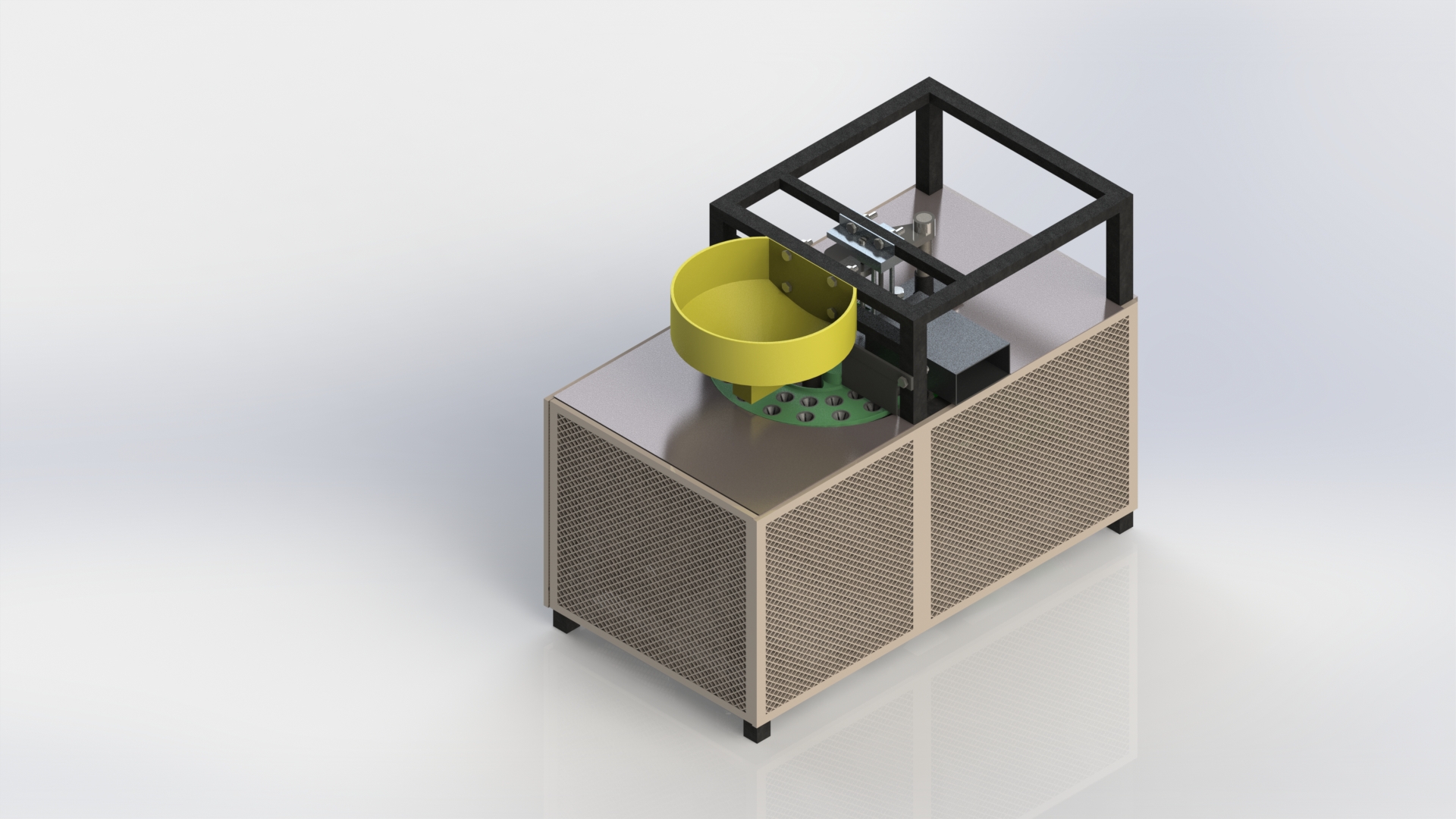 红枣去核机3d图纸+说明+仿真 SW非标设计 全自动红枣去核机3d模型