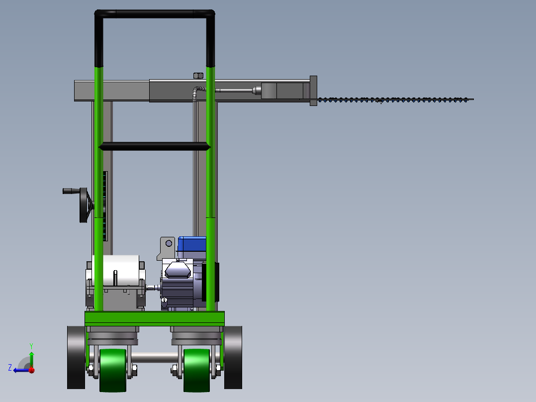 果园及草坪修剪机SW三维图=783689=300右视图
