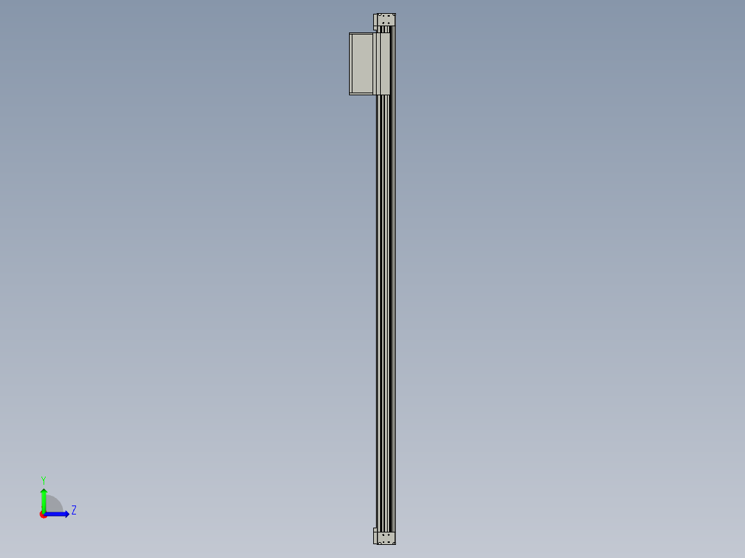 欧规系列-GB8Z-L200-S1800-BLR-P75-MS3左视图