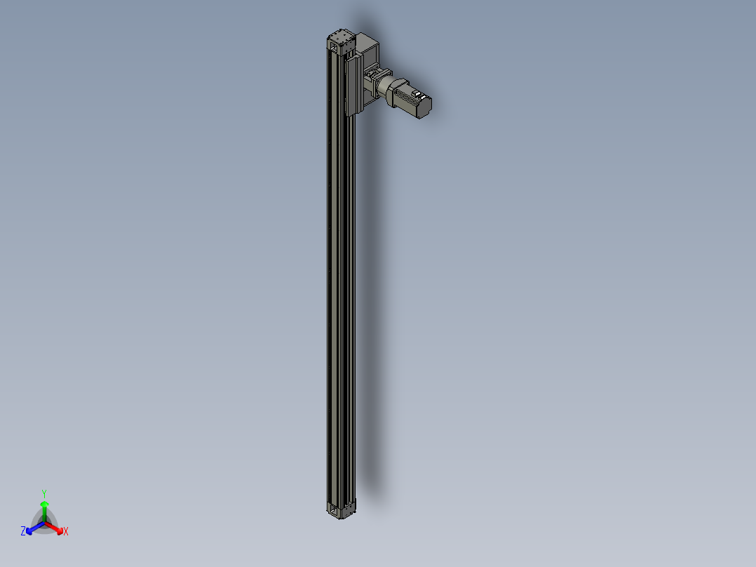 欧规系列-GB8Z-L200-S1800-BLR-P75-MS3正等轴测图