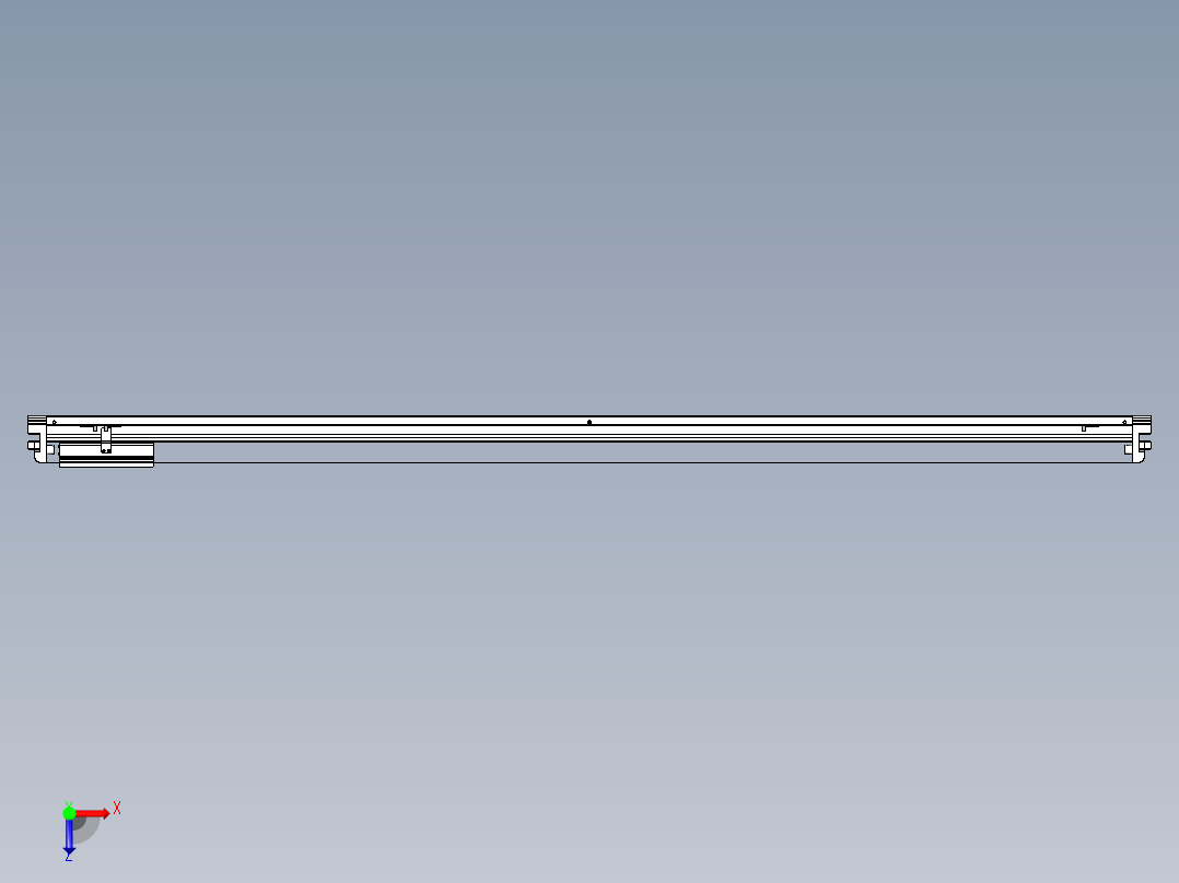 威洛博VL系列3d模型模组VL22H2Y-S1850俯视图