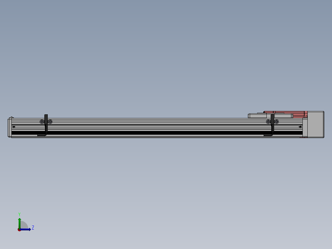 精密模组MY60-T10-500L-BL-P20B-C4-C左视图