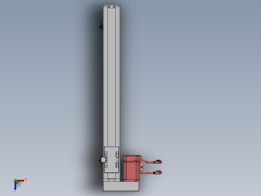 精密模组MY60-T10-500L-BL-P20B-C4-C俯视图