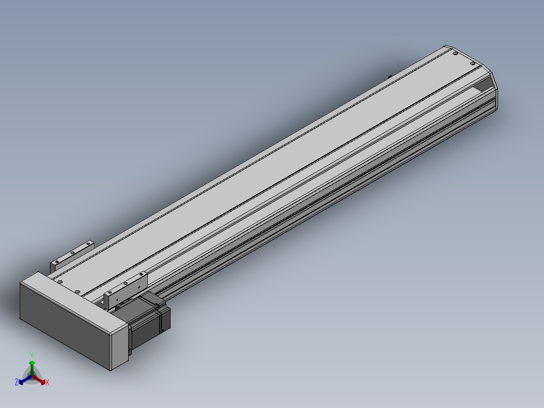 精密模组MY130-T10-750L-BL-P20B-C4-C正等轴测图