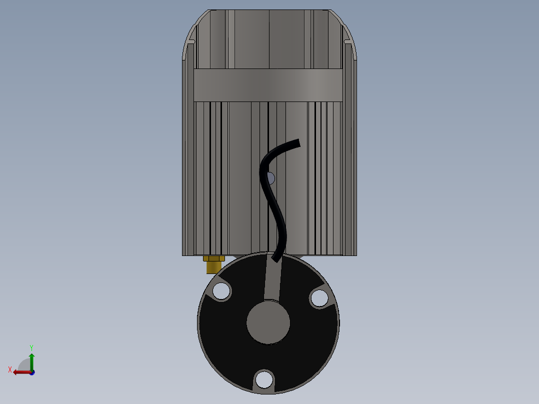 安全摄像头后视图