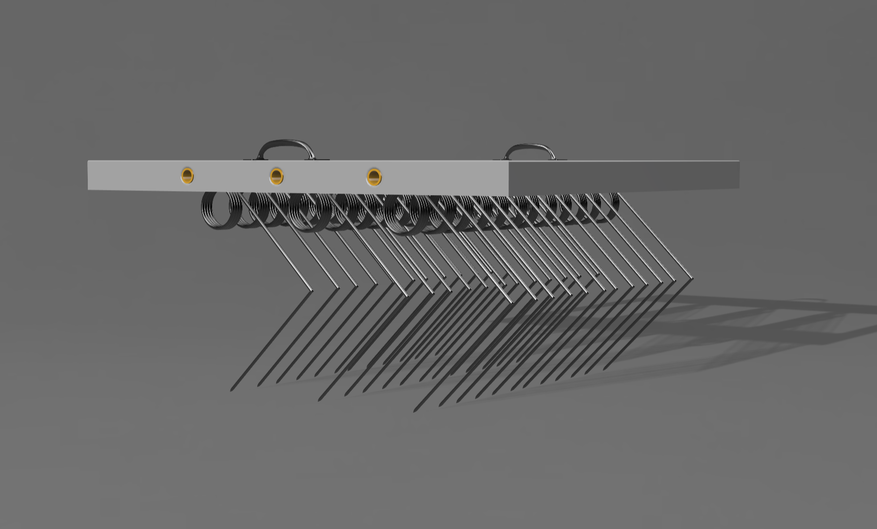 用于农场漫游车机器人的齿状除草机附件