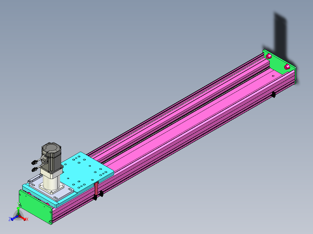 东锦齿条传动DH210G-L167-S1150-BU-减速机+P750W