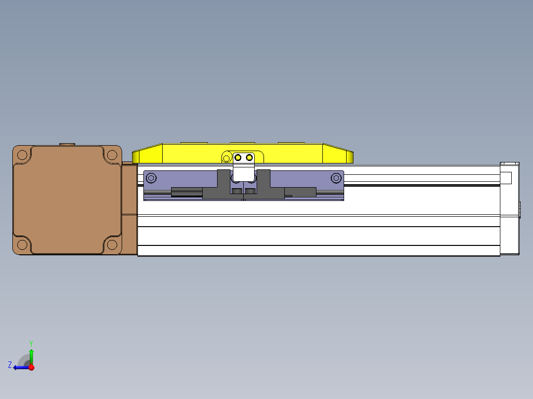 GTA内嵌同步带全封闭GTA5-BL-57步进右视图