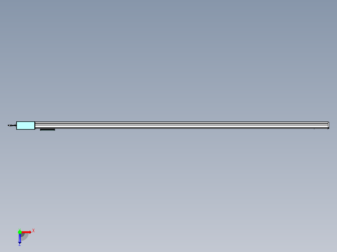 威洛博VBC同步带传动一无尘环境VBC14-L45-S2900-BR-ZP75-C3俯视图