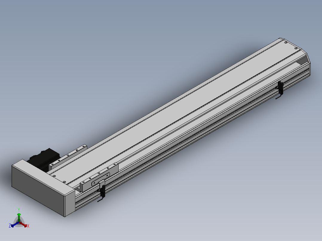 精密模组MY140-T10-700L-BR-P40B-C4-C正等轴测图