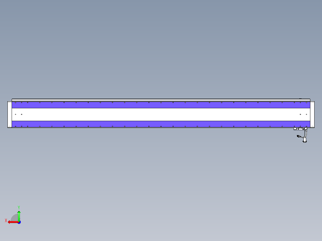 威洛博VL系列直线电机模组-VL22H1-S2300后视图