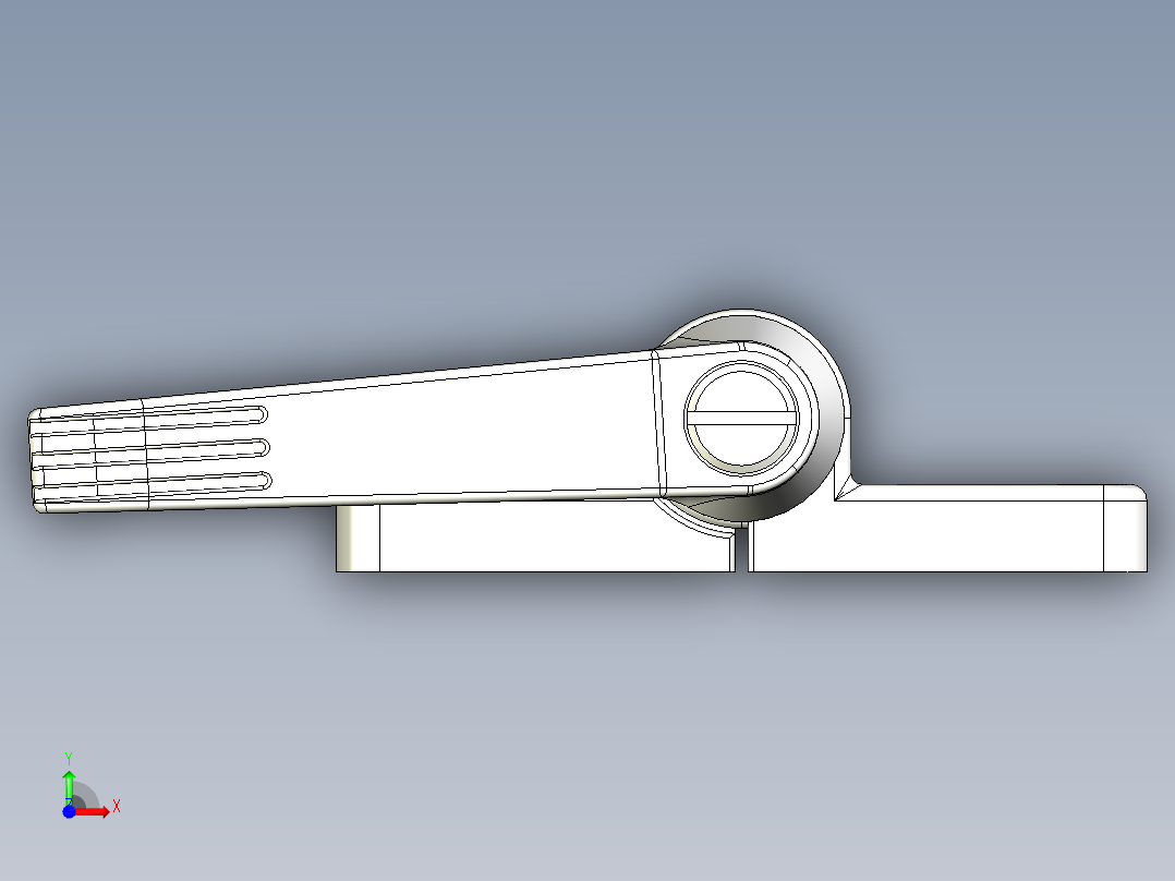 型材-KJN 40X40 DIE-CAST COMBI HINGE WITH LOCKING LEVER 095ZF4040F00S前视图