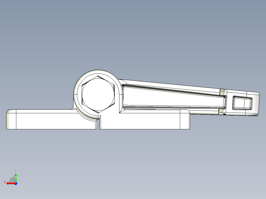 型材-KJN 40X40 DIE-CAST COMBI HINGE WITH LOCKING LEVER 095ZF4040F00S后视图