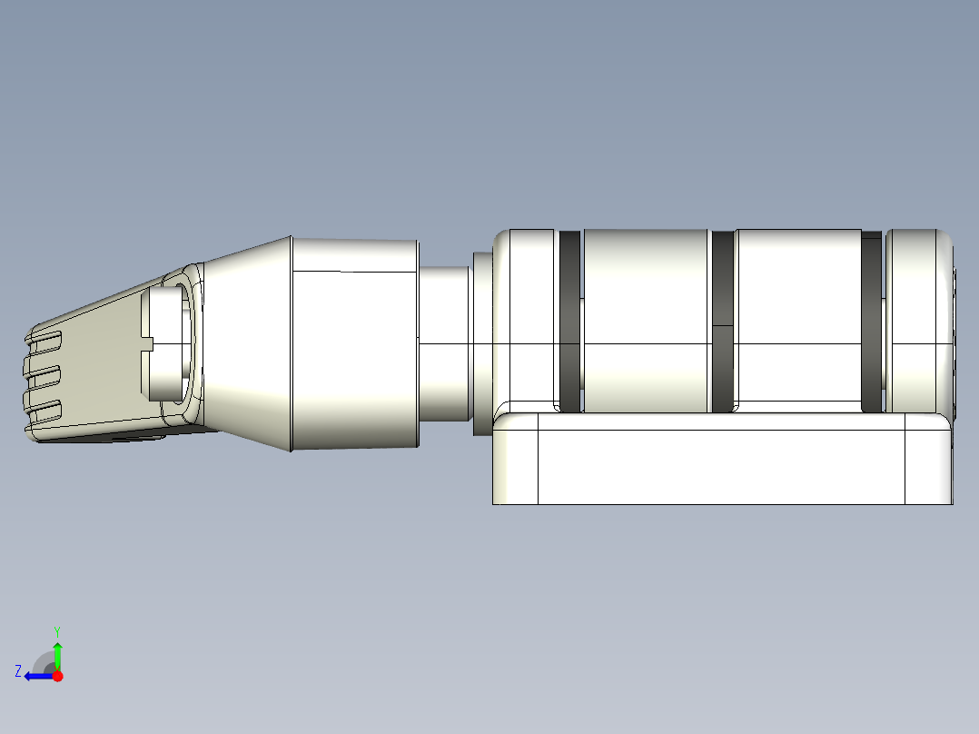 型材-KJN 40X40 DIE-CAST COMBI HINGE WITH LOCKING LEVER 095ZF4040F00S右视图