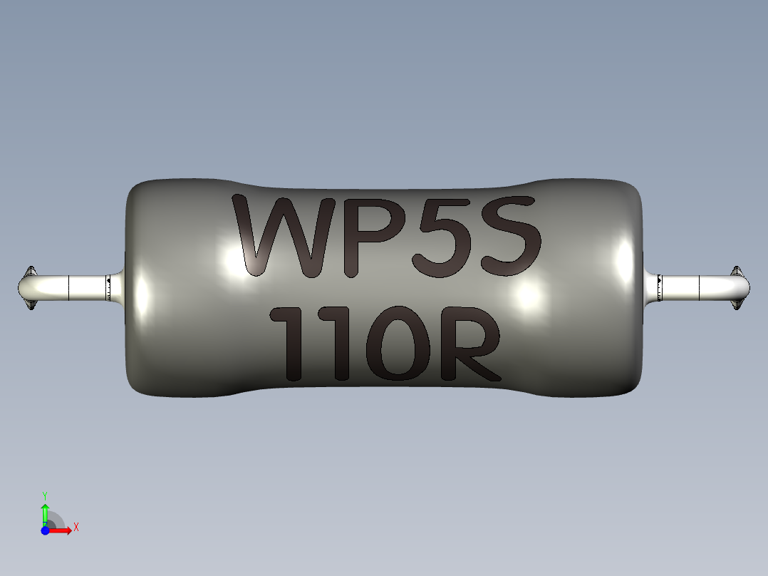 功率电阻WP5S-1前视图