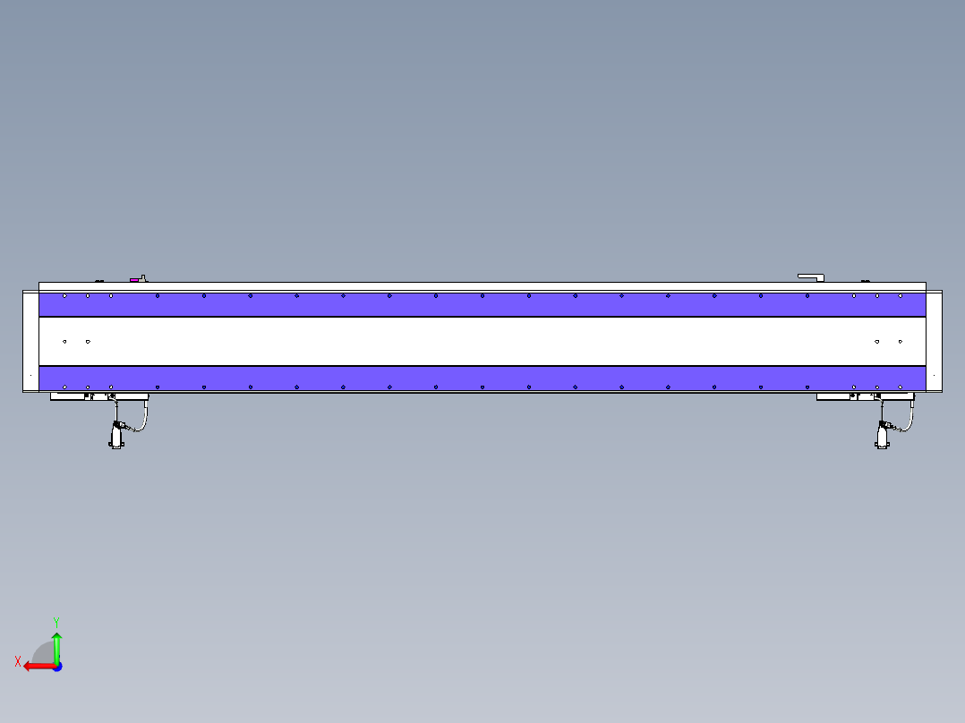 威洛博VL系列直线电机模组-2VL22H3-S1400后视图