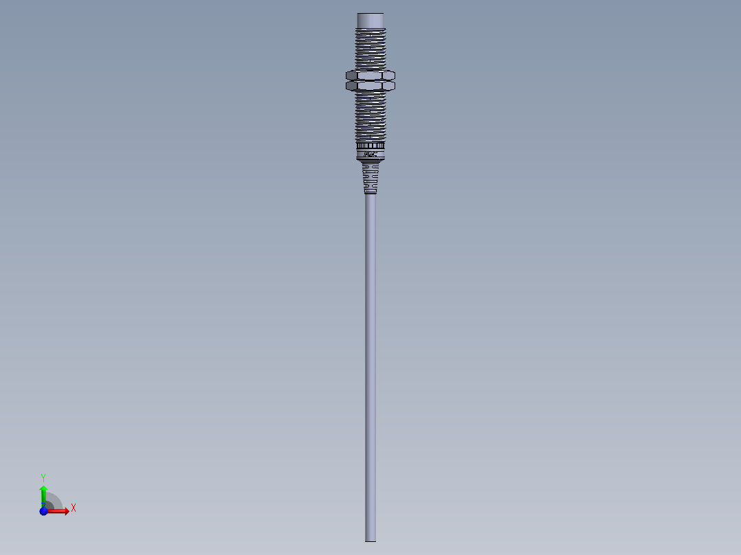 接近开关F3C-12KN04-N 电感式非屏蔽，检测距离4mm前视图