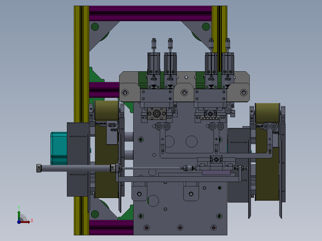锂电KF机 锂电卧式扣盖整机前视图