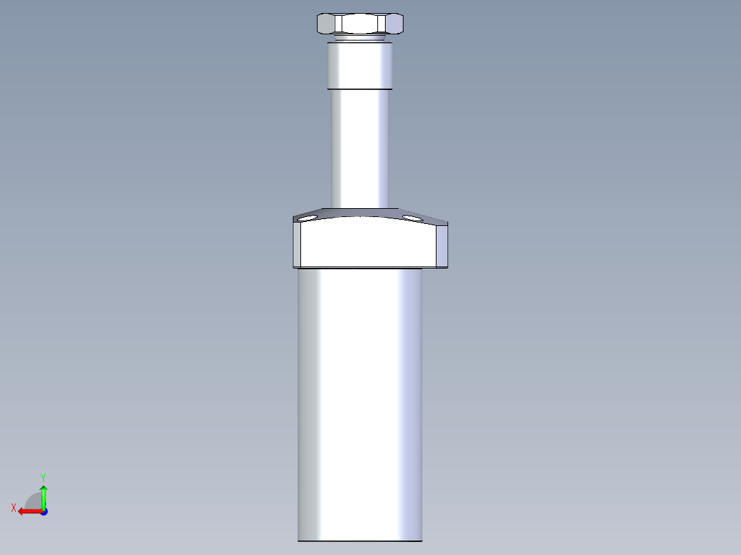 KOSMEKLHA0650-SR-Q45多系列多零件图纸模型后视图
