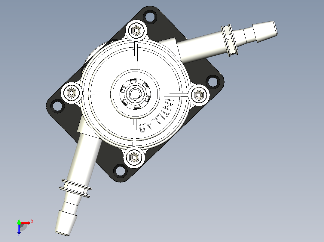 蠕动泵 DC 12V俯视图