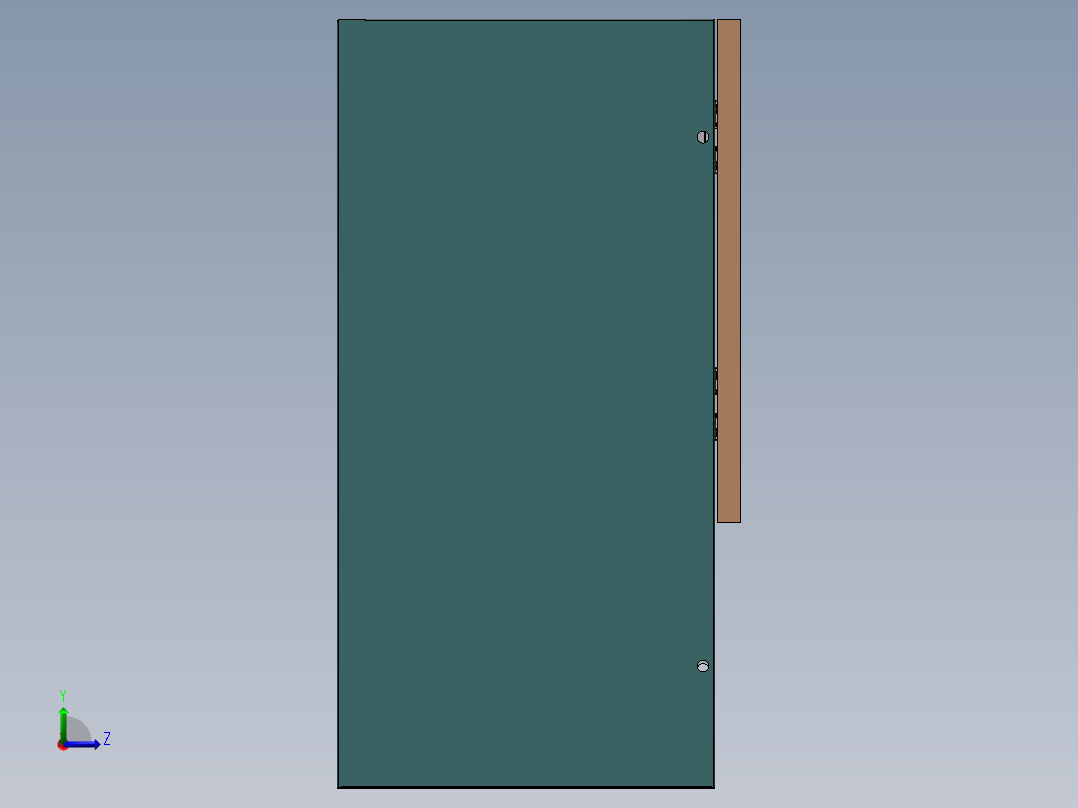 先进先出吊柜前视图