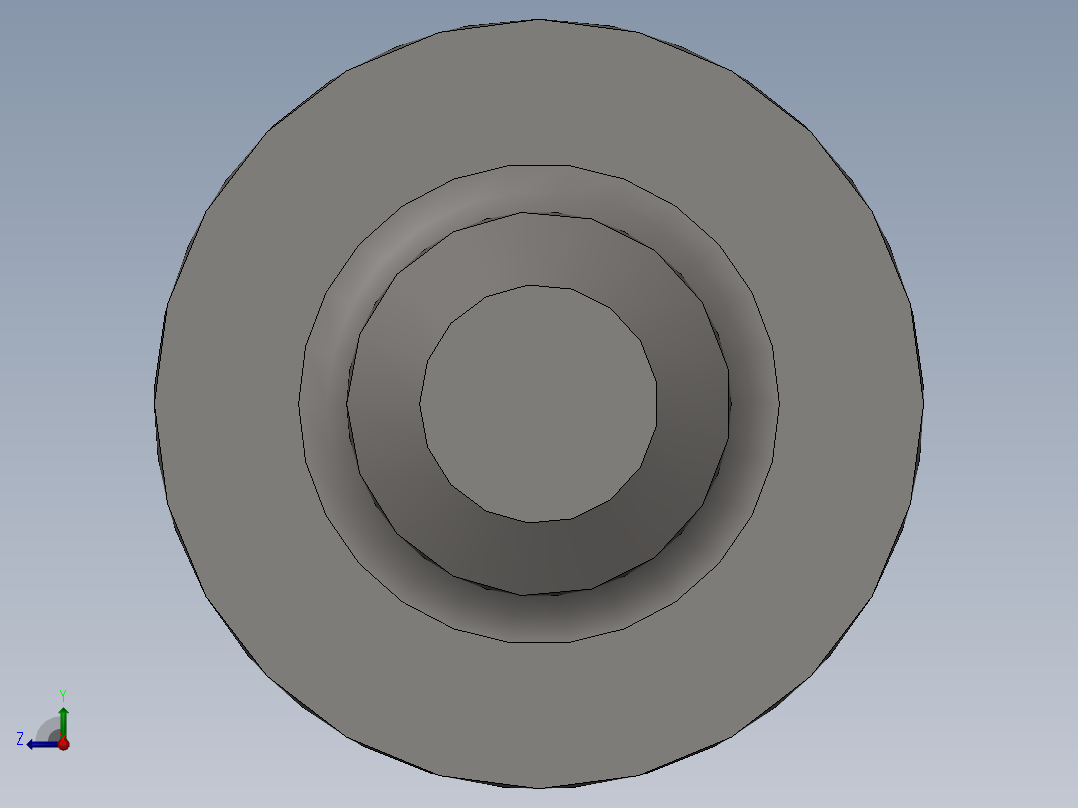 GB／T818-2000十字槽盘头螺钉M4×14右视图