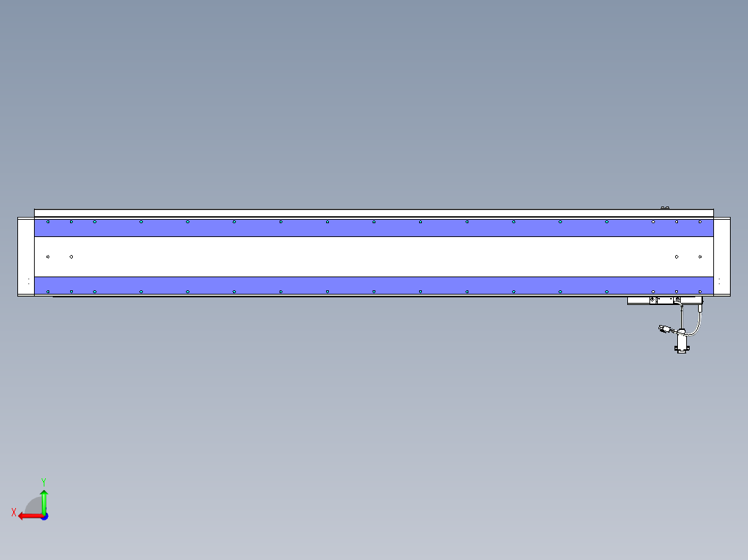 威洛博VL系列直线电机模组-VL17E2-S1250后视图