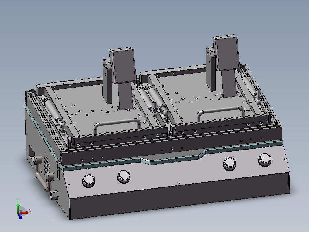 Node Power Board 测试夹具主视图