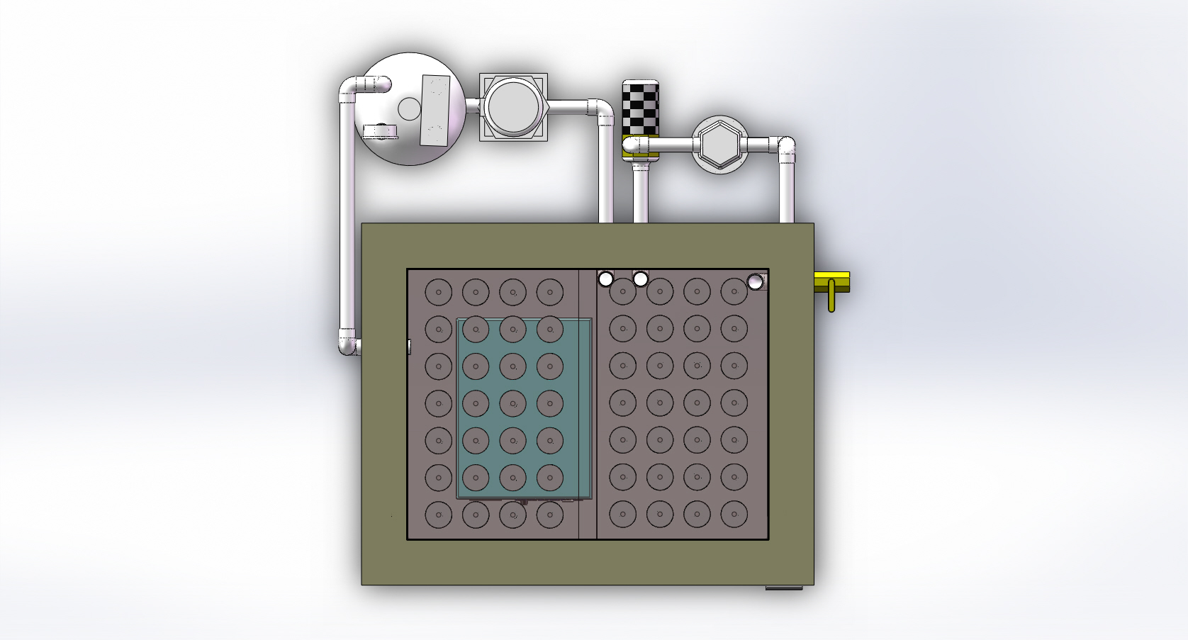 真空脱气800L600W400H单槽带过滤