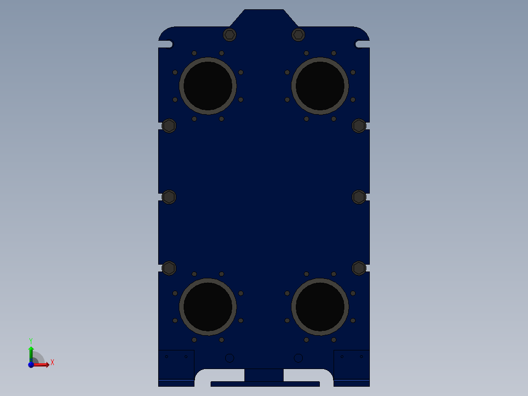 MGS-16板式换热片前视图