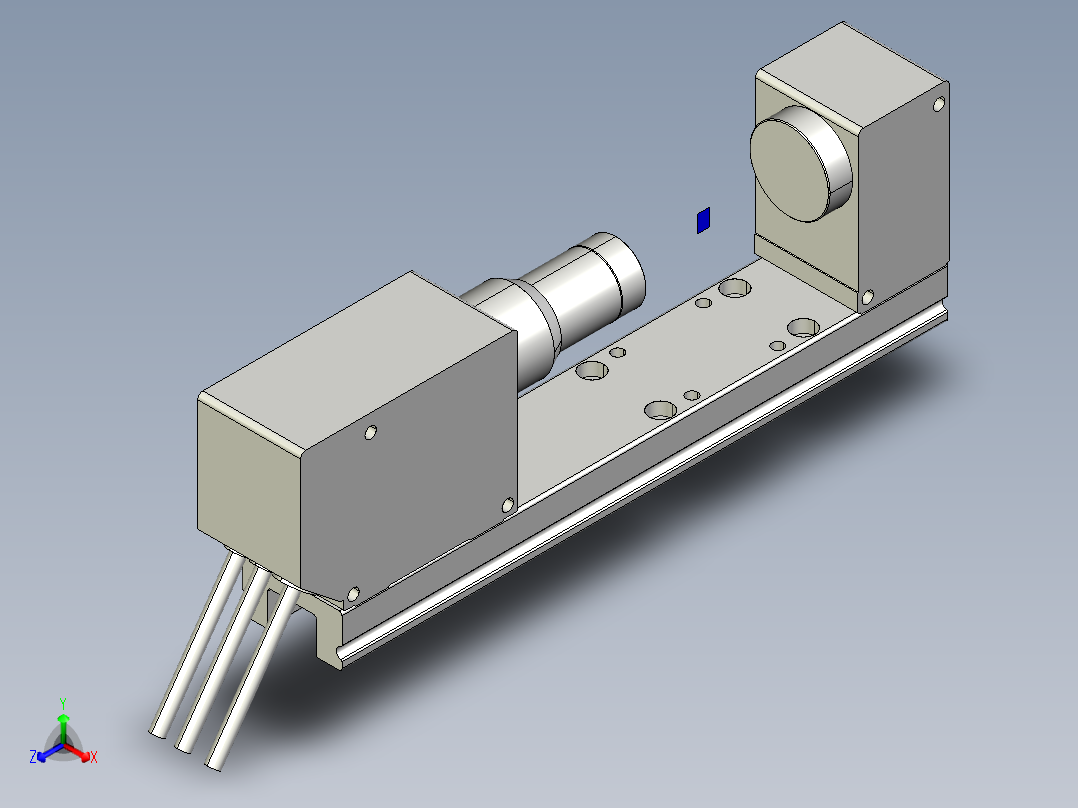 基恩士LS-7010M_kc图纸模型正等轴测图