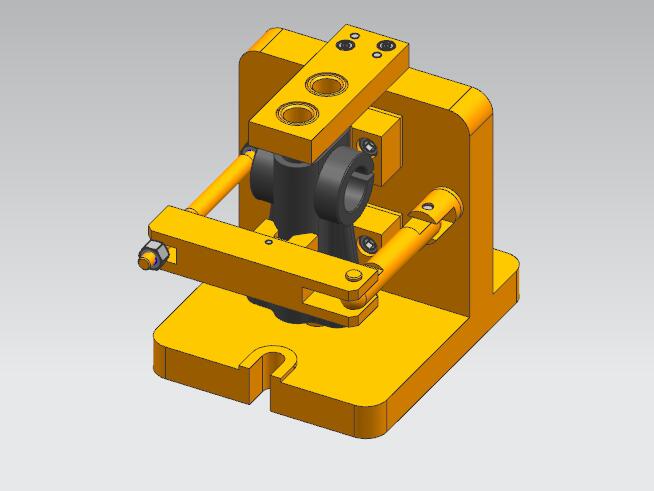 支座钻孔夹具（CAD图+UG三维）
