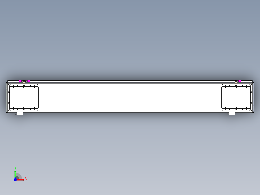 威洛博LC系列3d模型模组2LC22H2Y-S1300前视图