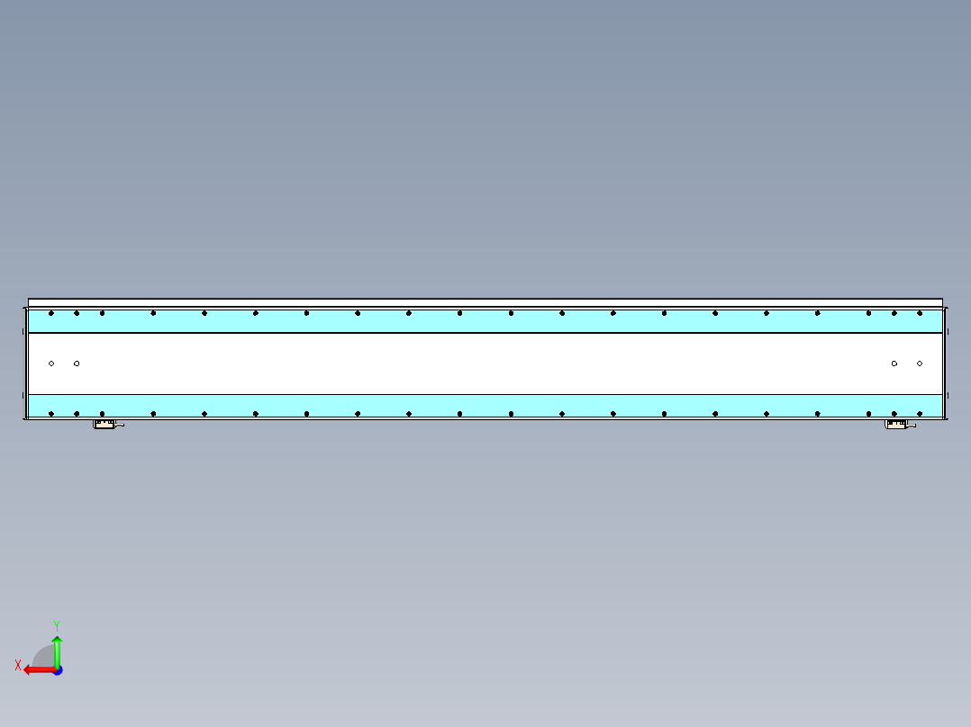 威洛博LC系列3d模型模组2LC22H2Y-S1300后视图