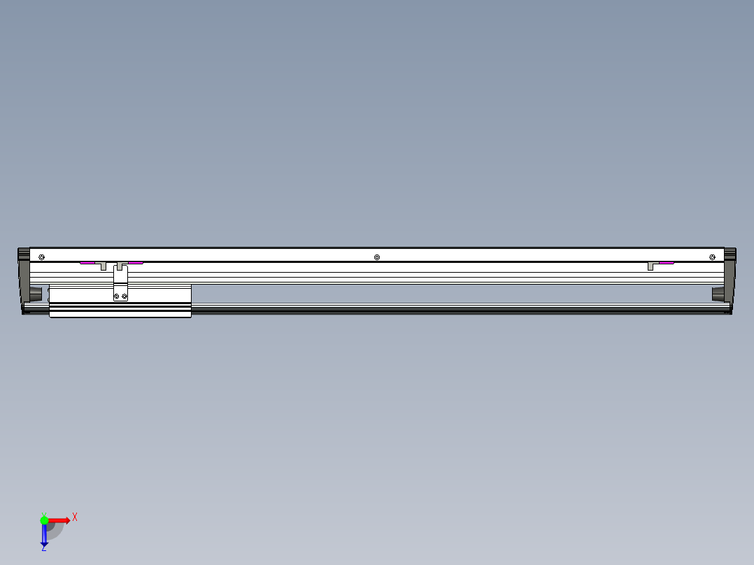 威洛博VL系列3d模型模组VL17E2Y-S650俯视图