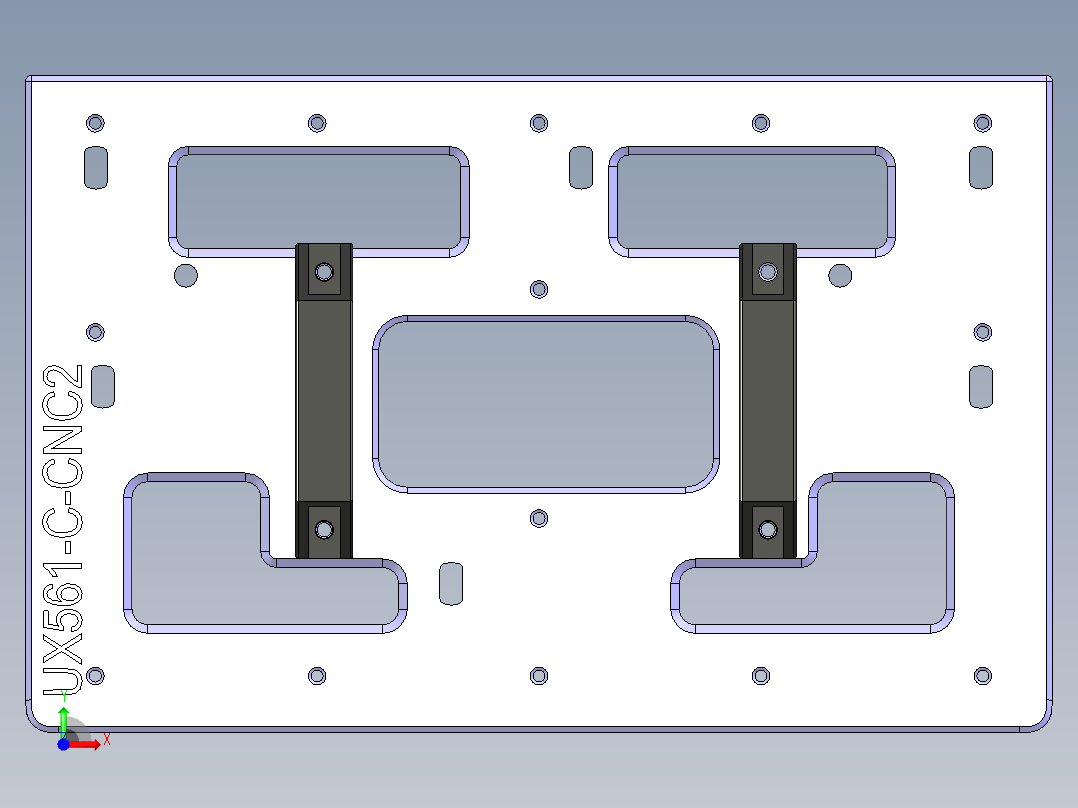 UX561-C-CNC2-盖板-180725前视图
