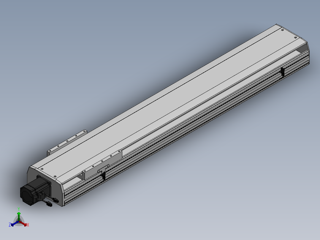 精密模组MY220-T10-1100L-BC-P75B-C4-C正等轴测图