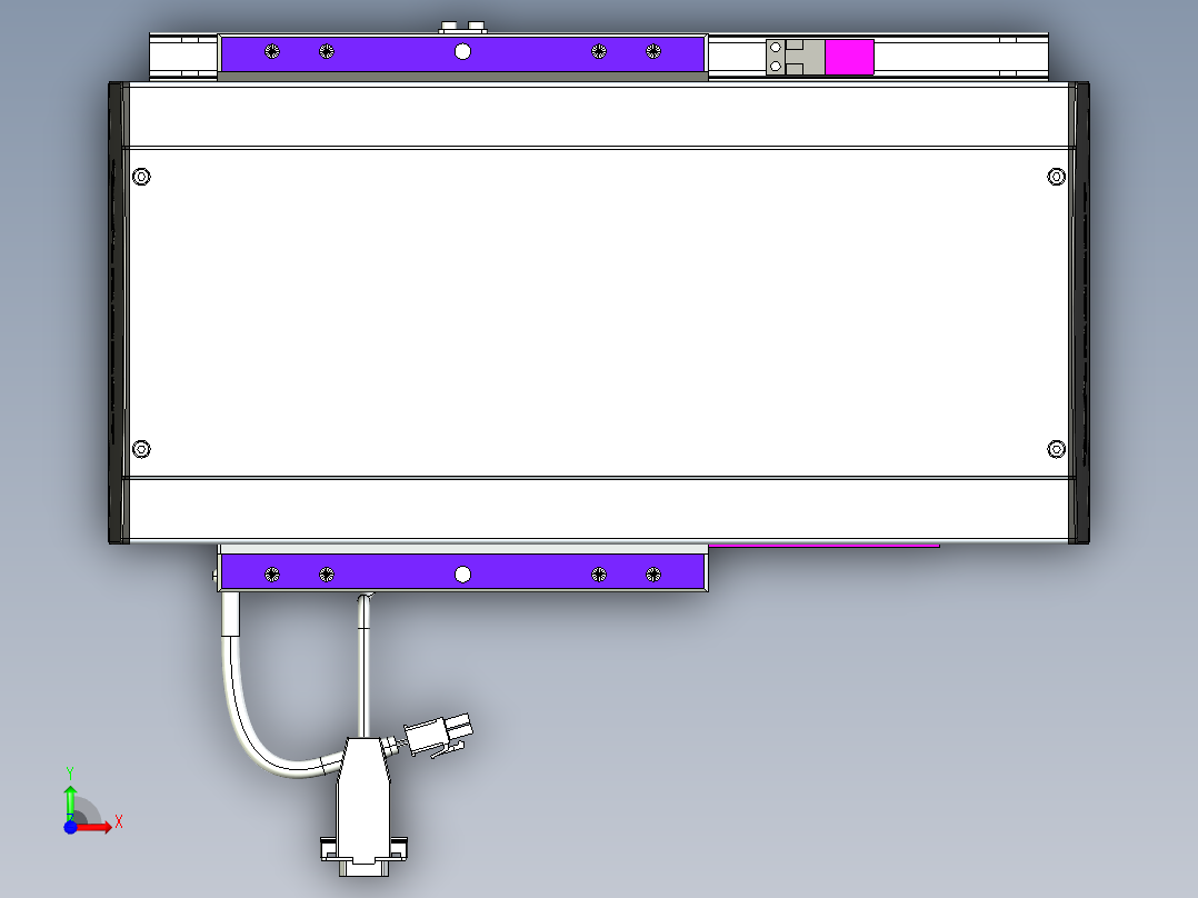 威洛博VL系列3d模型模组VL17E2Y-S100前视图