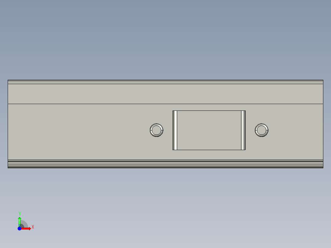 基恩士BL-U2_kc图纸模型前视图