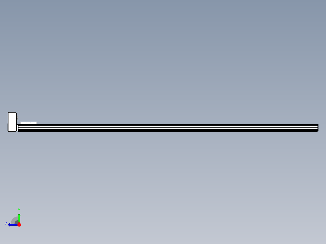 同步带全封闭直线模组TPA-HCB-105D-90-L2150-RU-C-P20-N3右视图