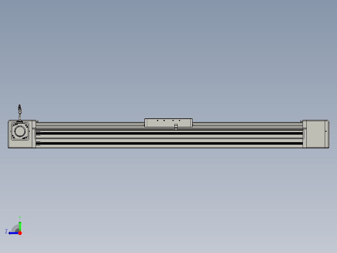 威洛博直线电机模组EB20-L224-S1050-L-ZP75-MS3-5K右视图